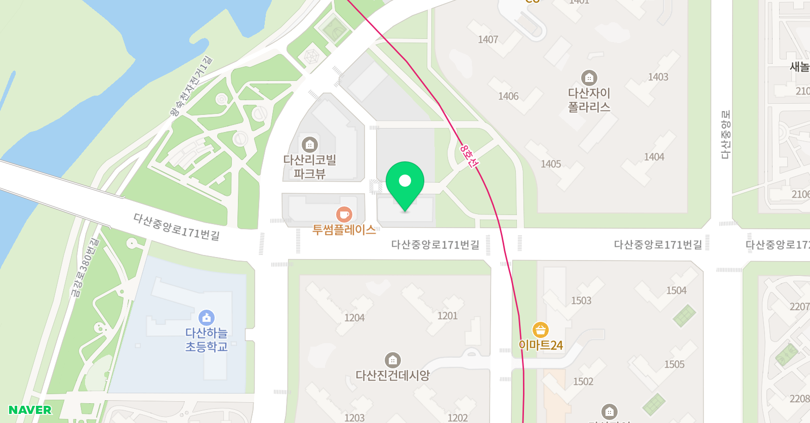 단단잉글리쉬 영어학원 위치