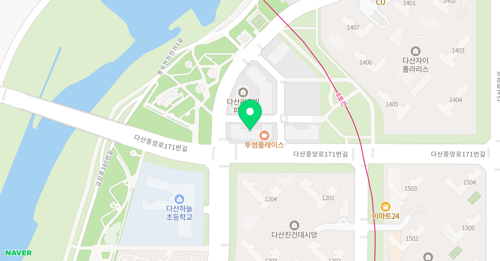 리드인 독서중심논술학원 하늘초점 위치