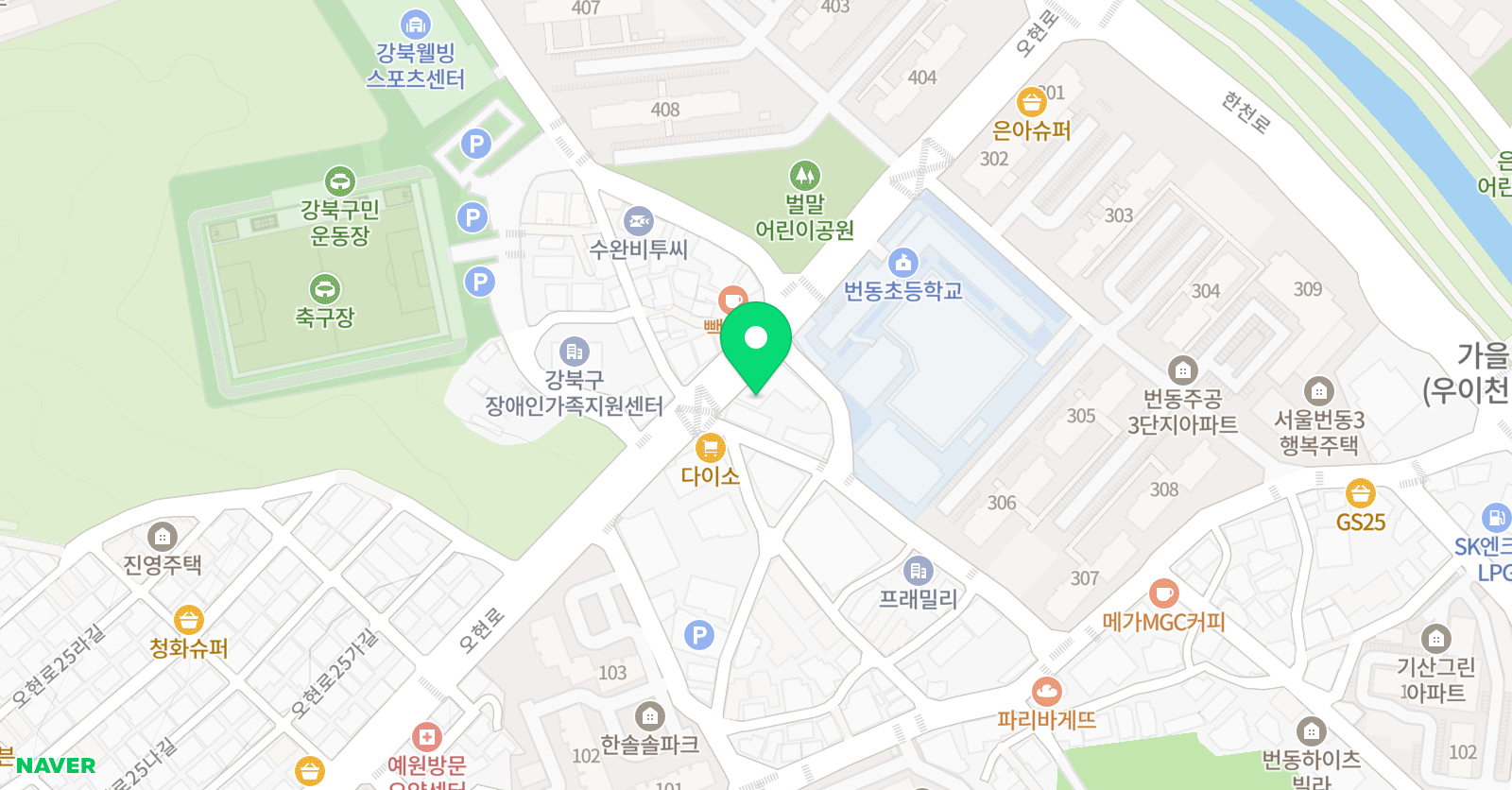예일 학원 위치