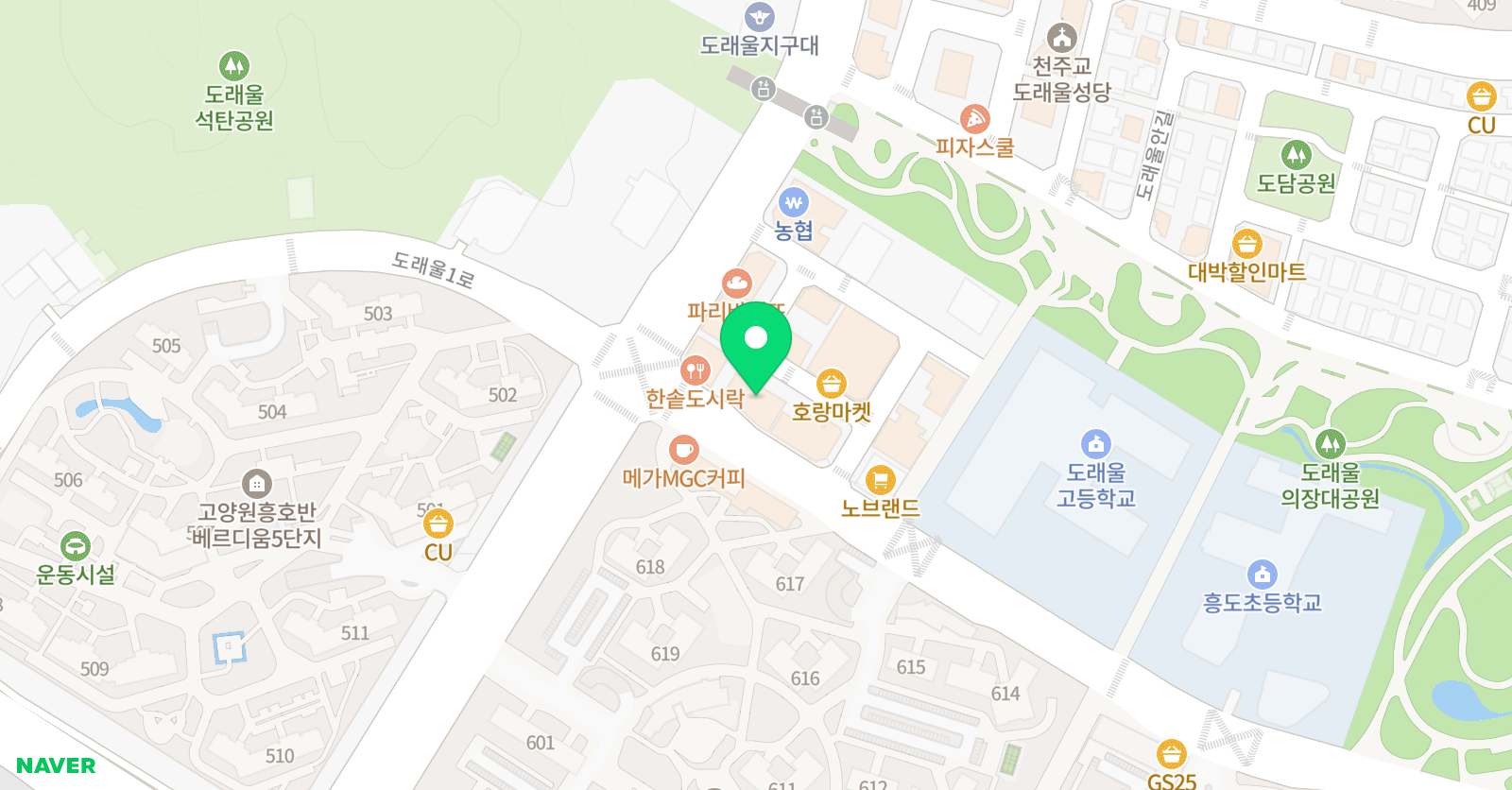 방초윤 국어 위치