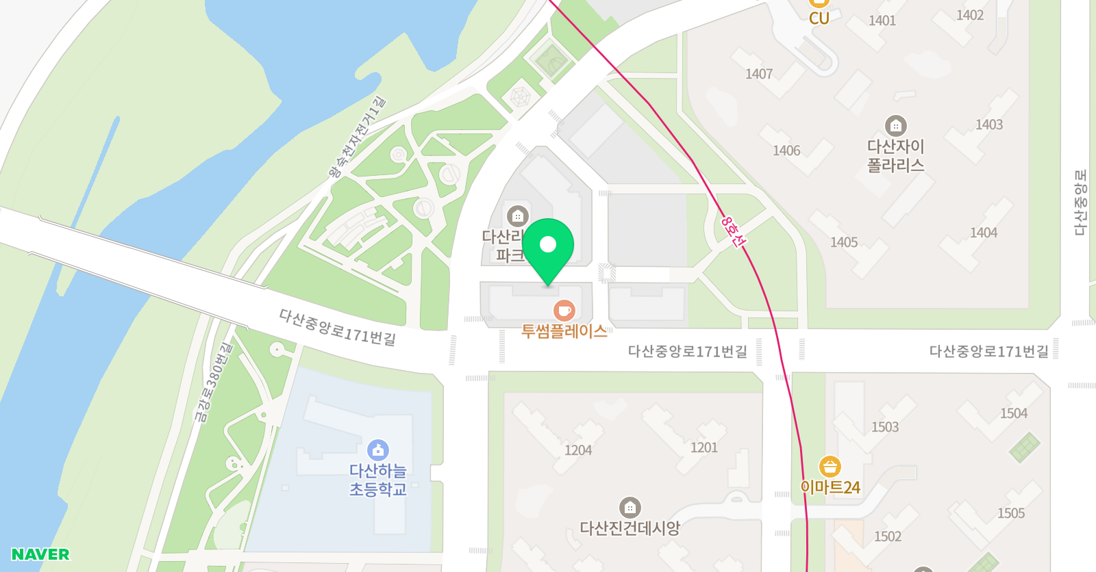 플래뮤 다산교육원 위치