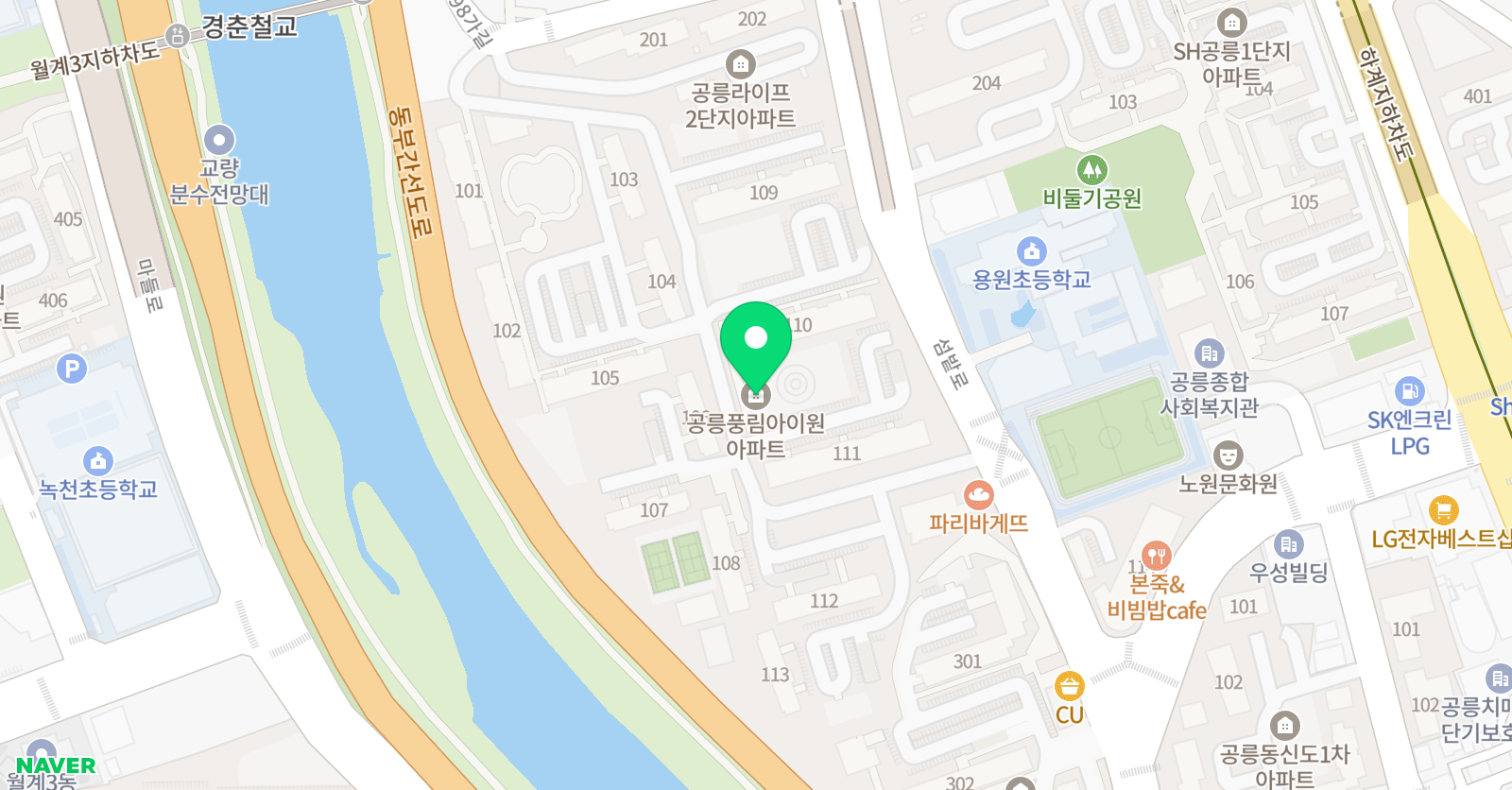 드릴스터디학원 풍림캠퍼스 위치