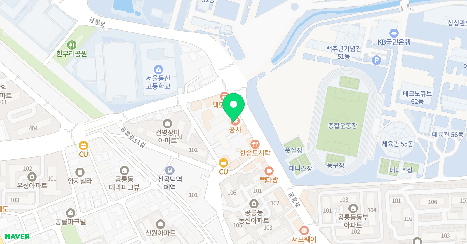 팀일레븐 FC 위치