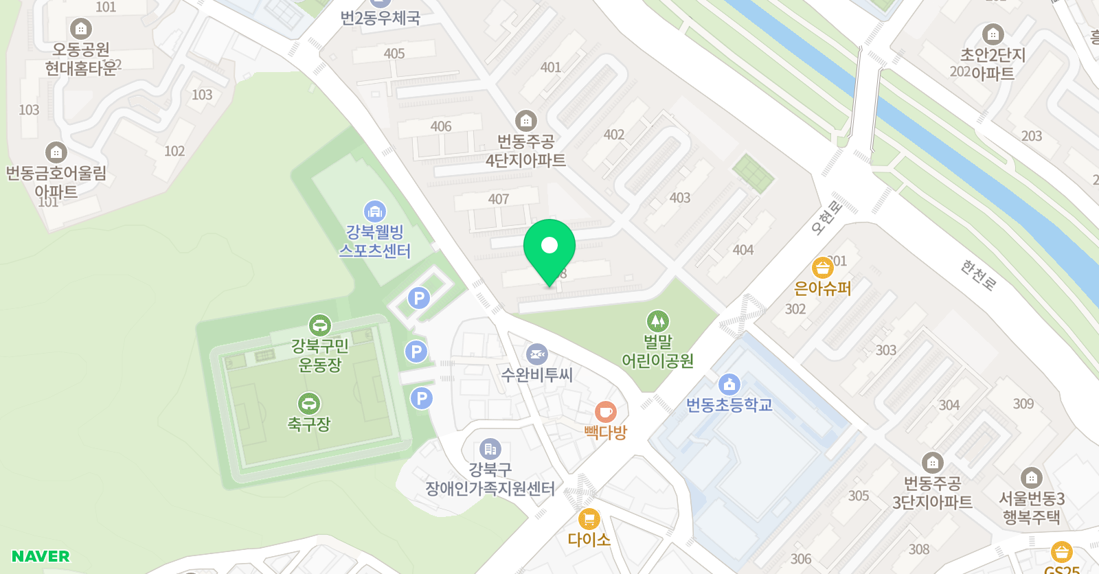 제니스 영어 위치