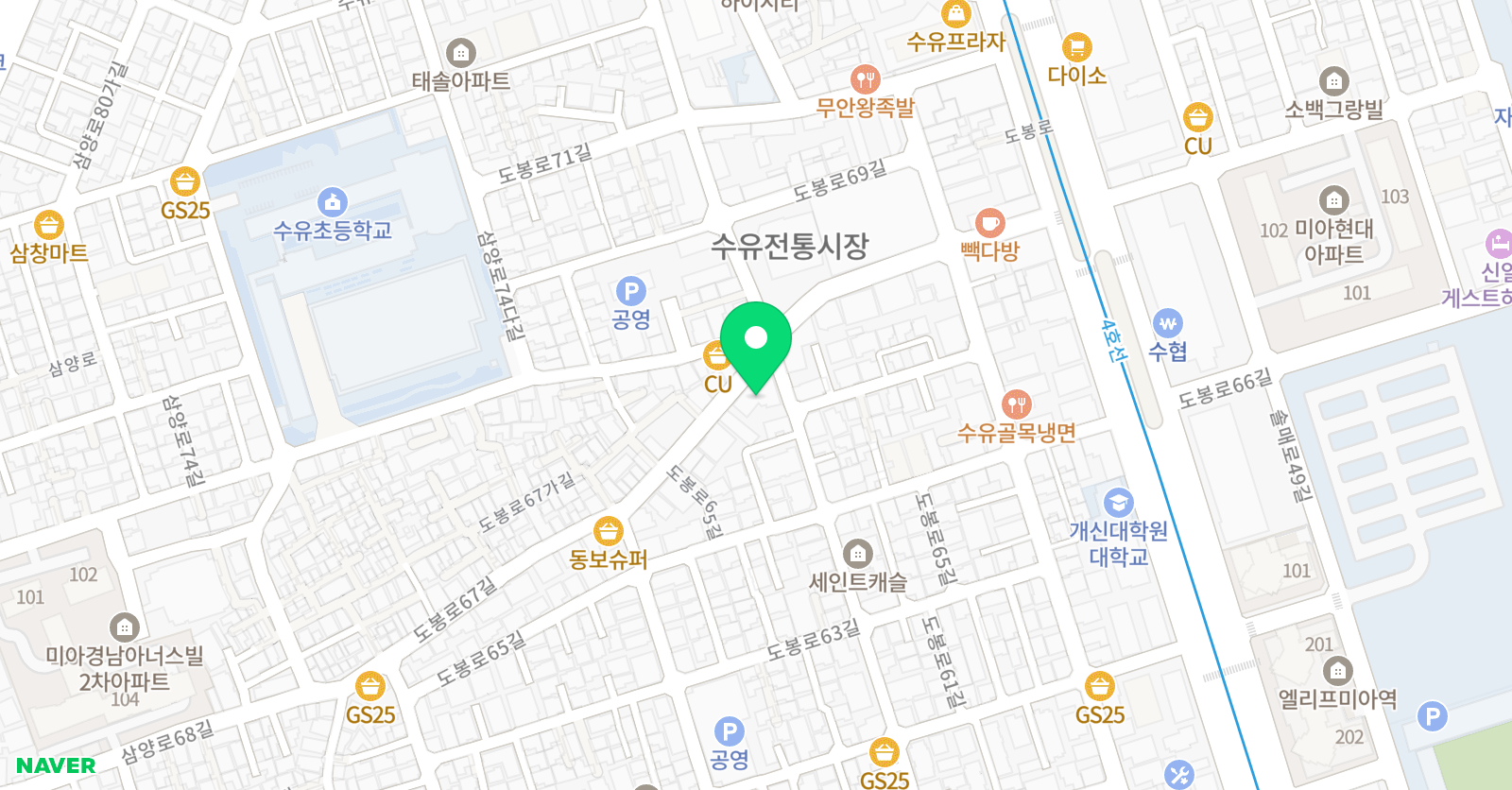 강북경희대 태권도 위치