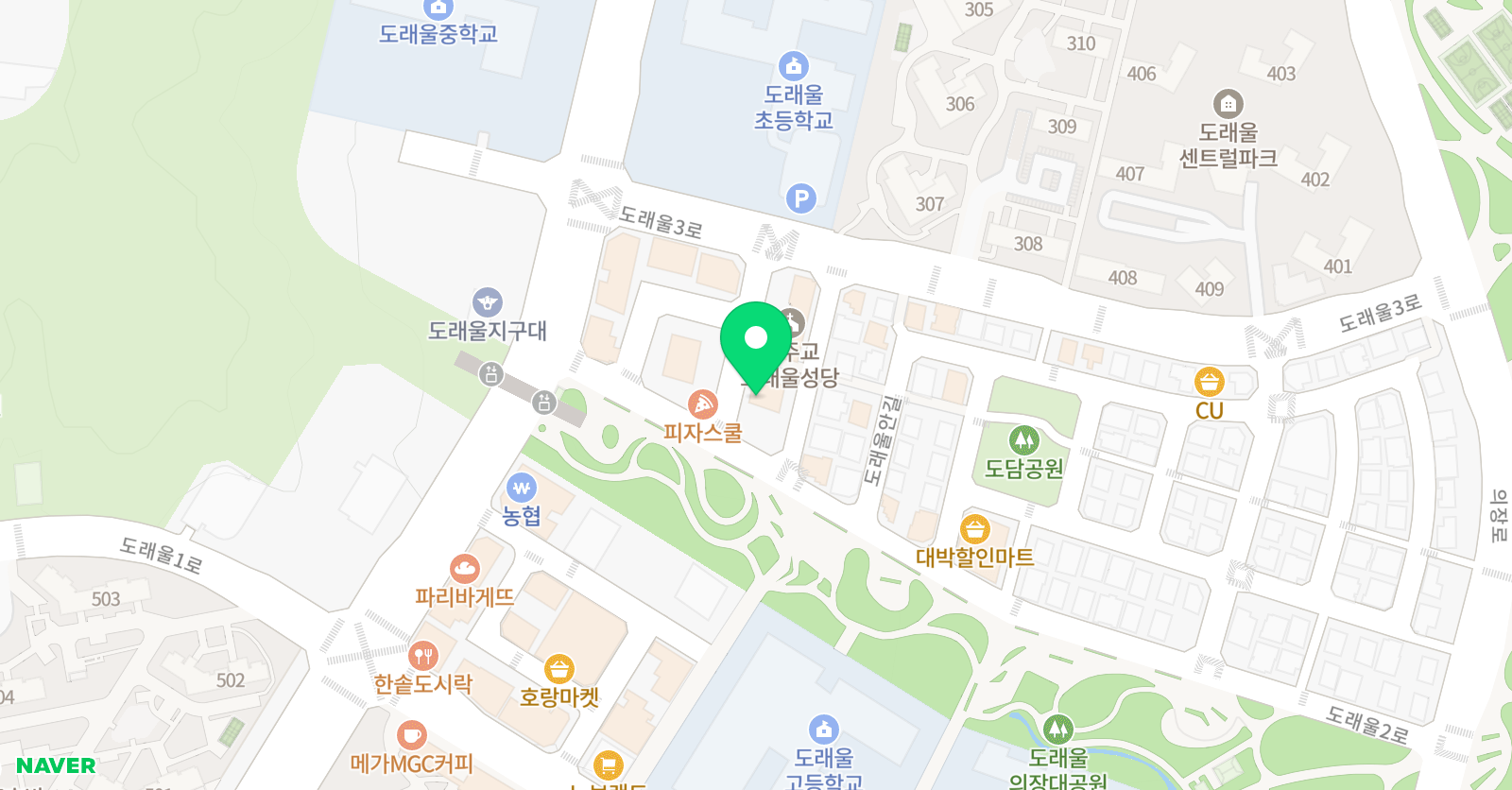 꿈에 미술학원 위치