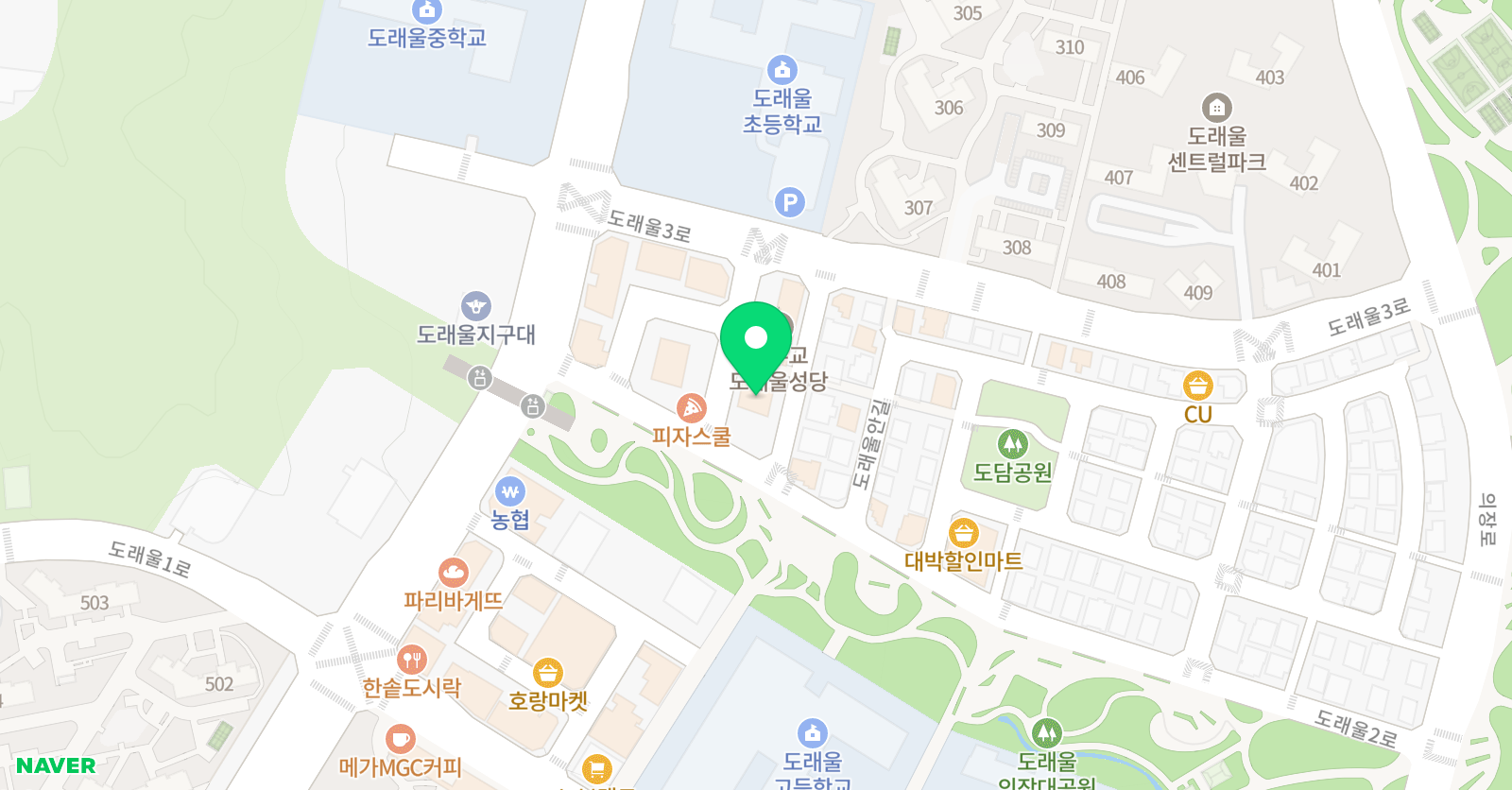 캐피타운 어학원 위치