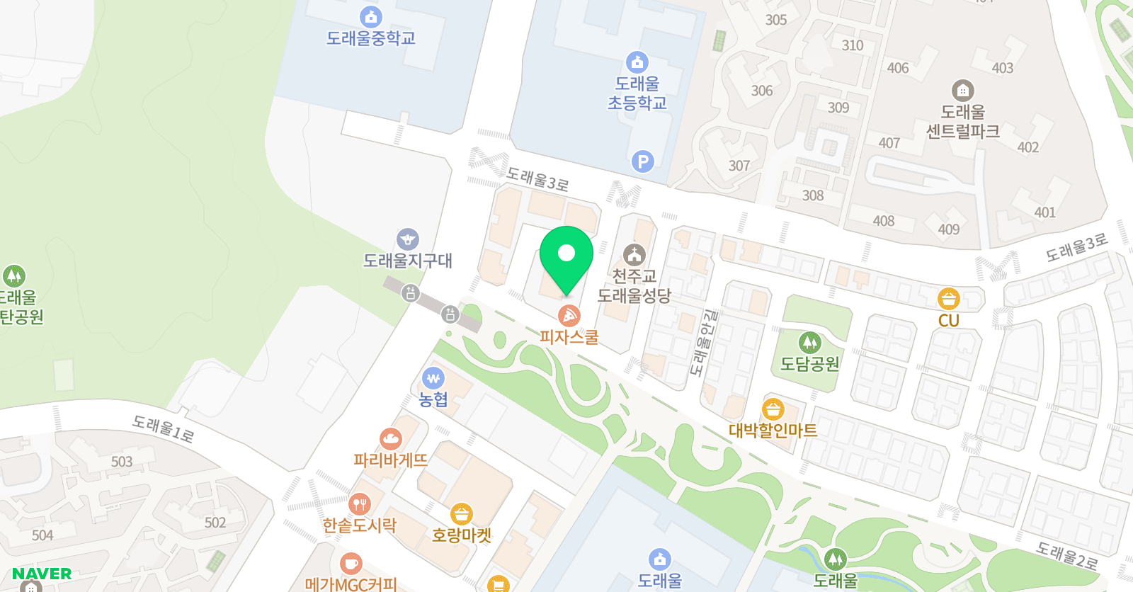 클랑 음악학원 위치