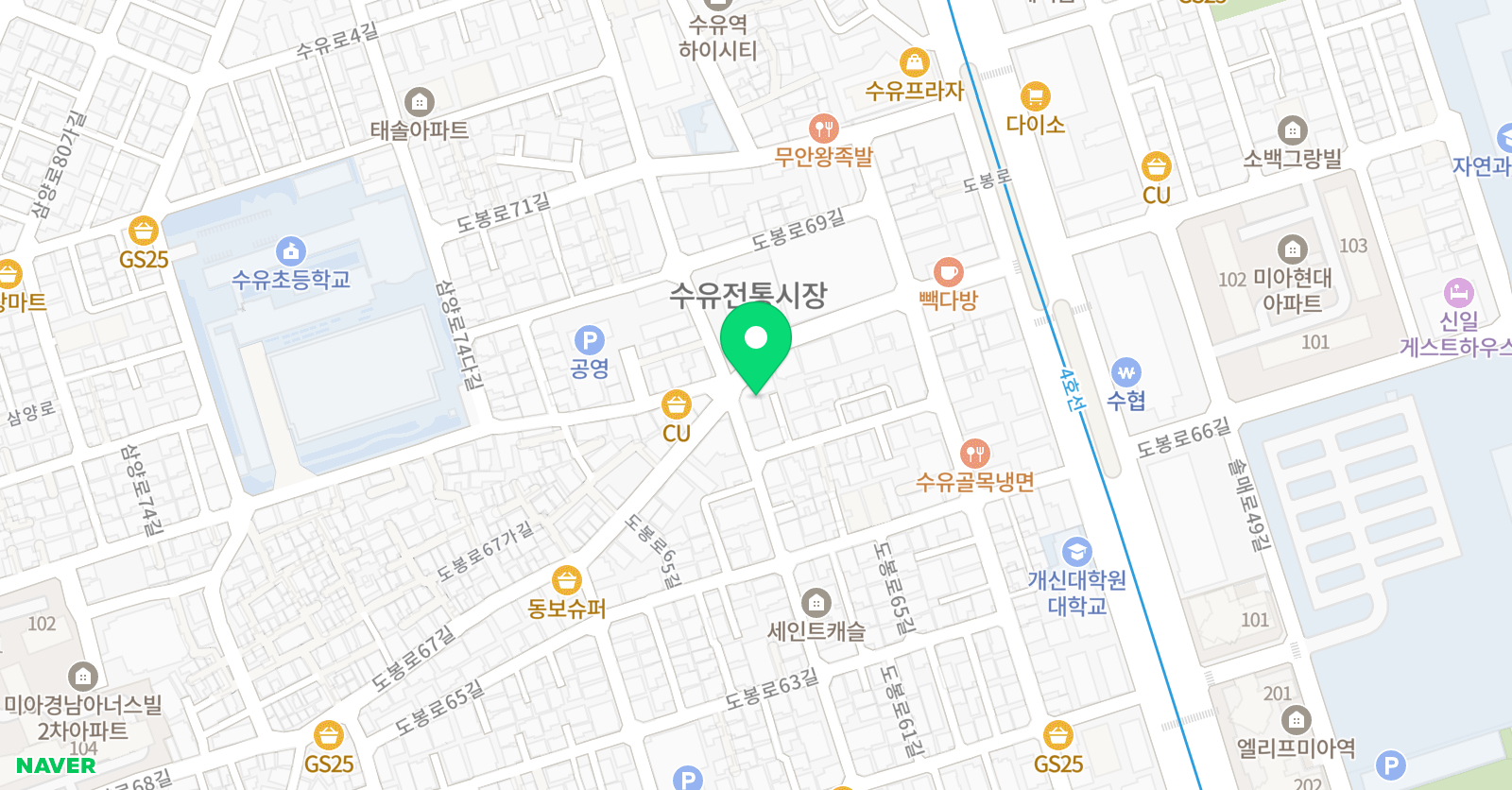 아발론 학원 강북이레힐캠퍼스 위치