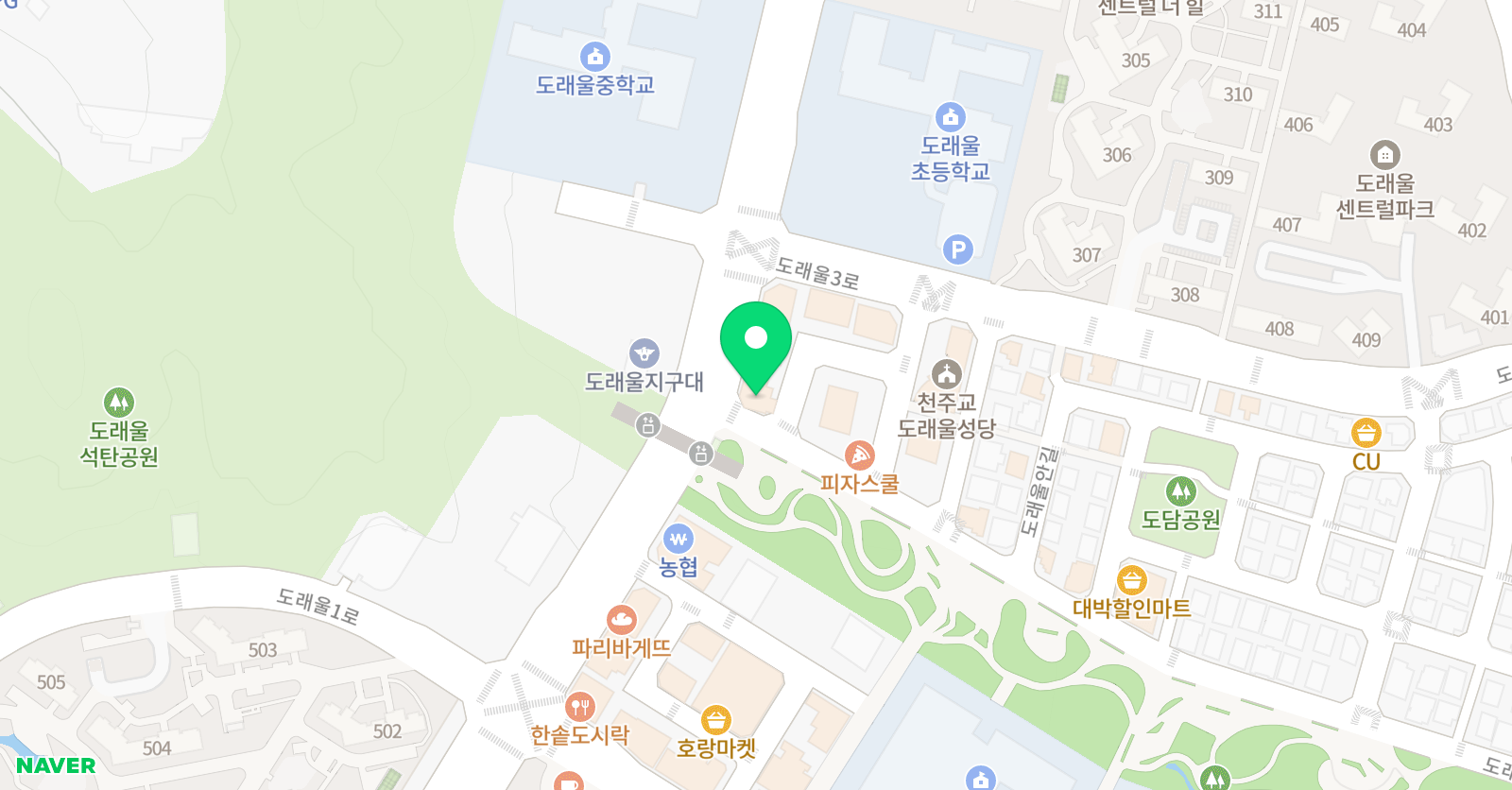 KJA 도래울점프클럽 위치