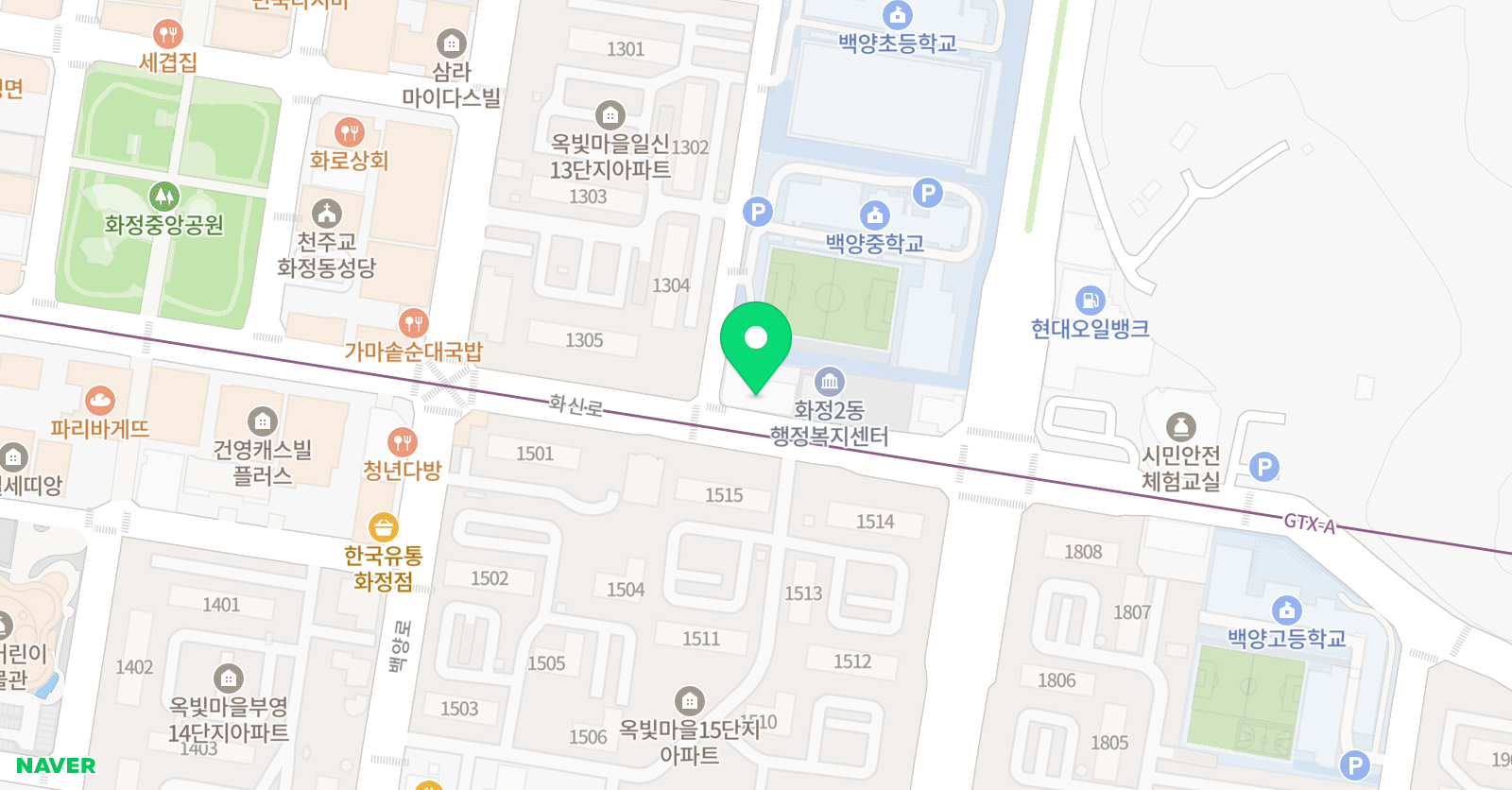 피앤에스 영수학원 위치