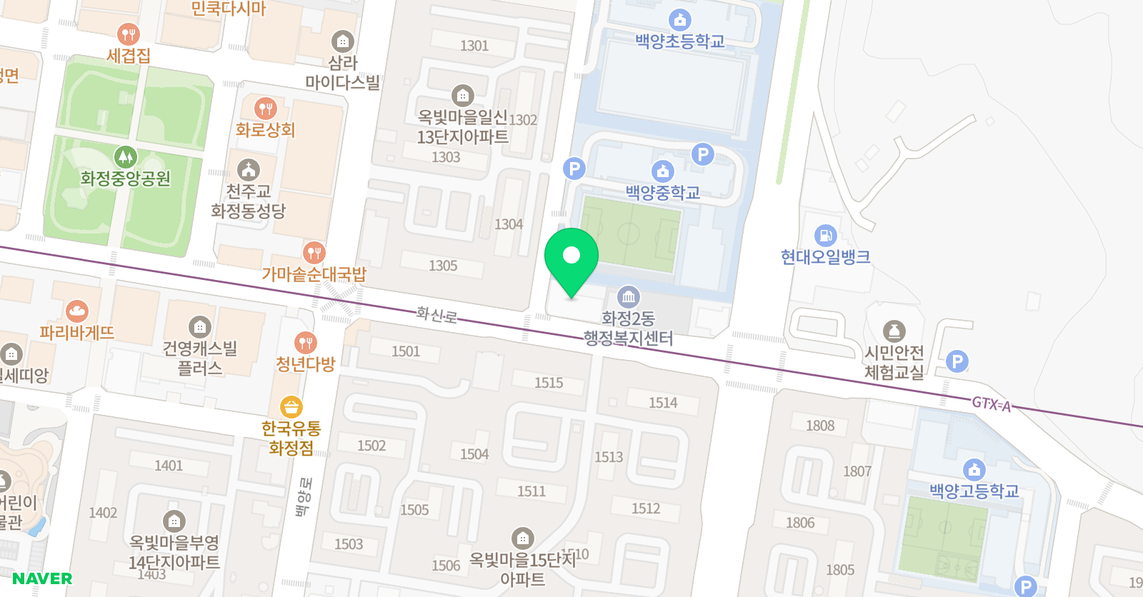 최강 태권도 위치