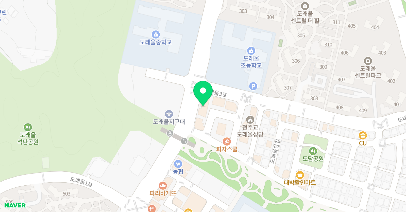 주빌리어학원 위치