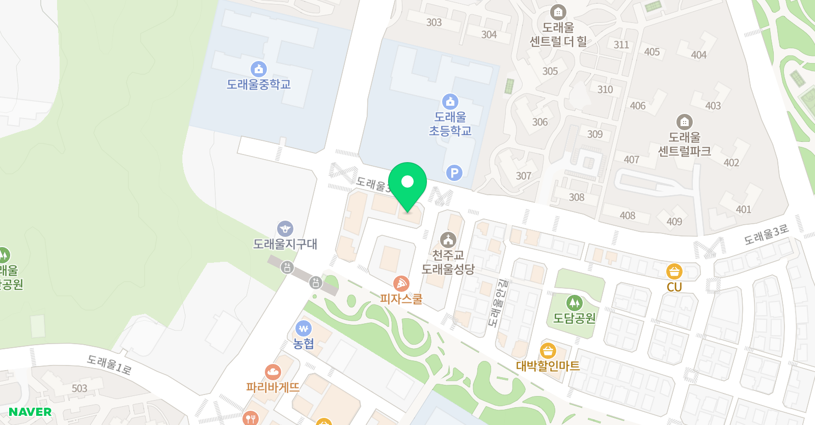 연세예빛 음악학원 위치