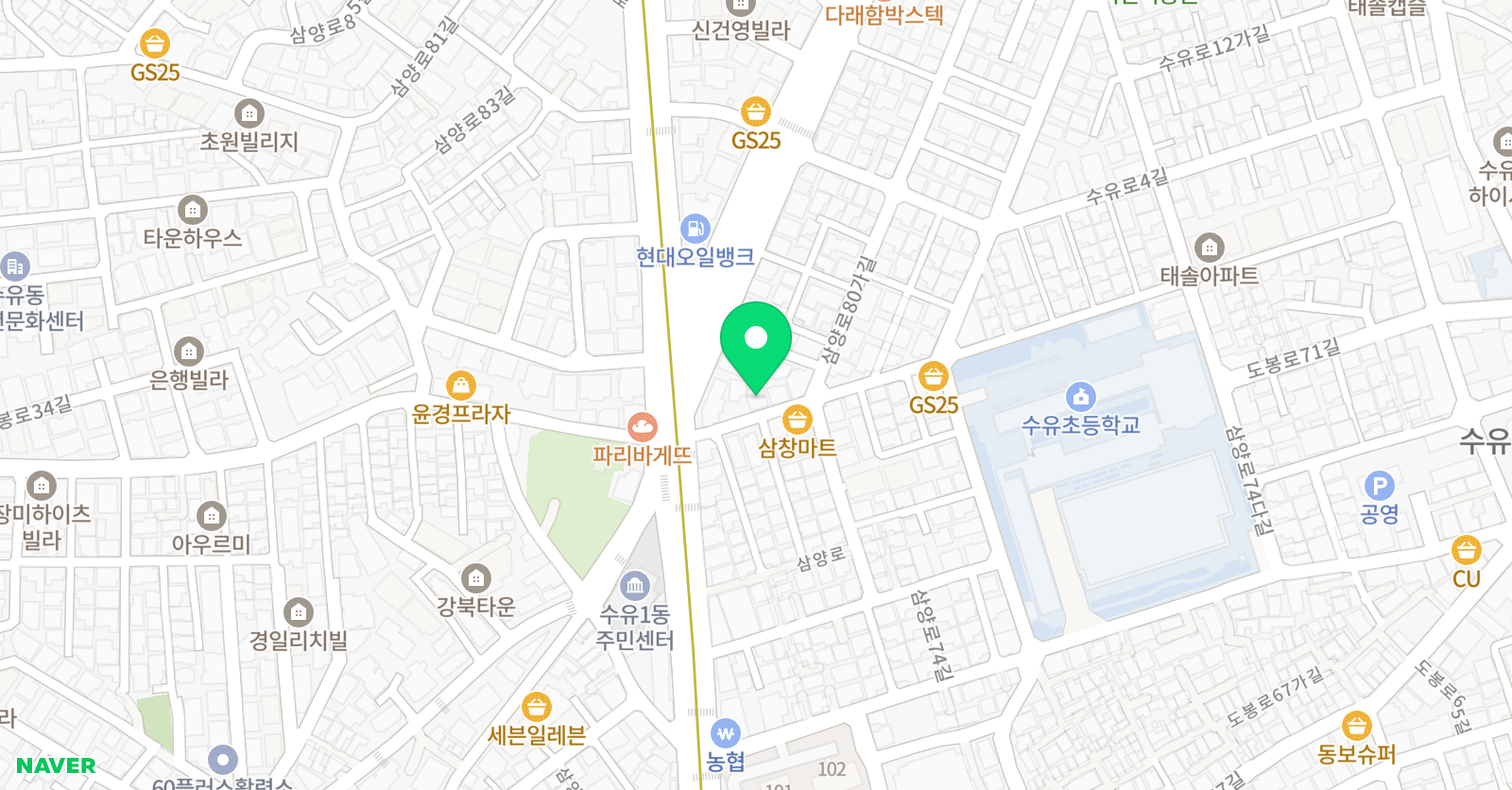 예뜰 학원 위치