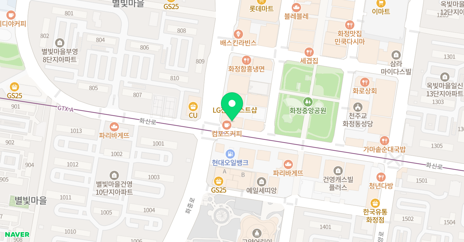 포텐스 수학학원 위치