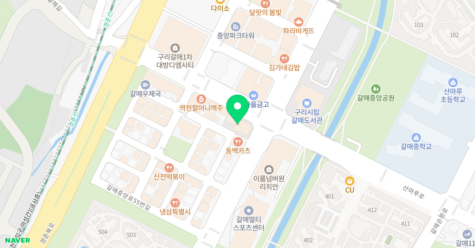 김앤윤 영어학원 위치