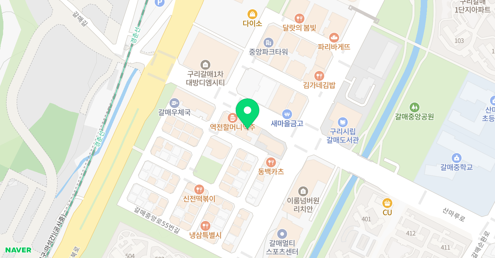 MN 실용음악학원 위치