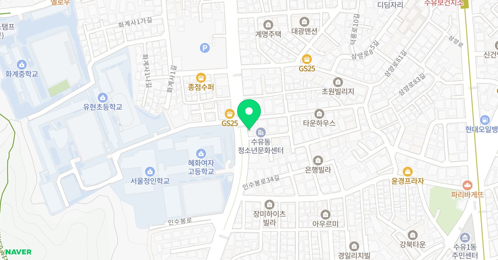예지 음악학원 위치
