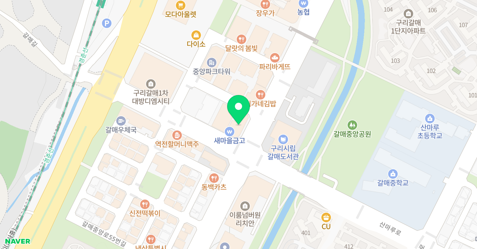 인사이트 국어논술학원 위치