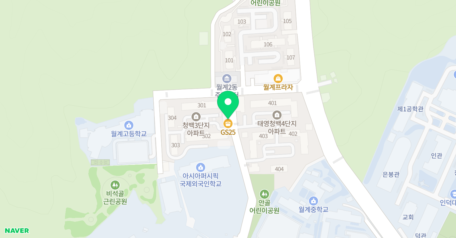 스마트해법 수학 월계청백점 위치
