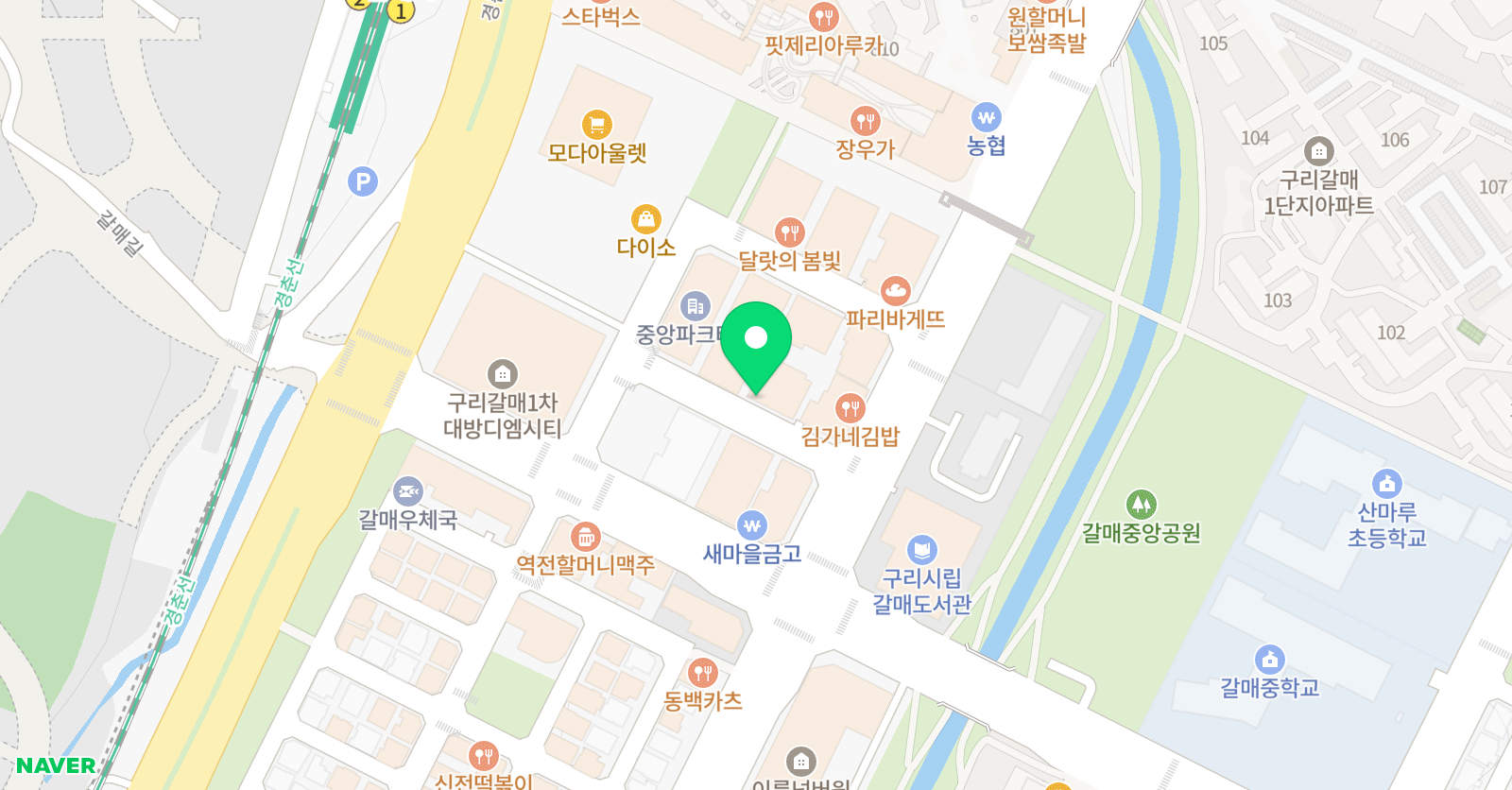 TJ티제이멀티핏키즈케이팝줌바댄스스튜디오 위치