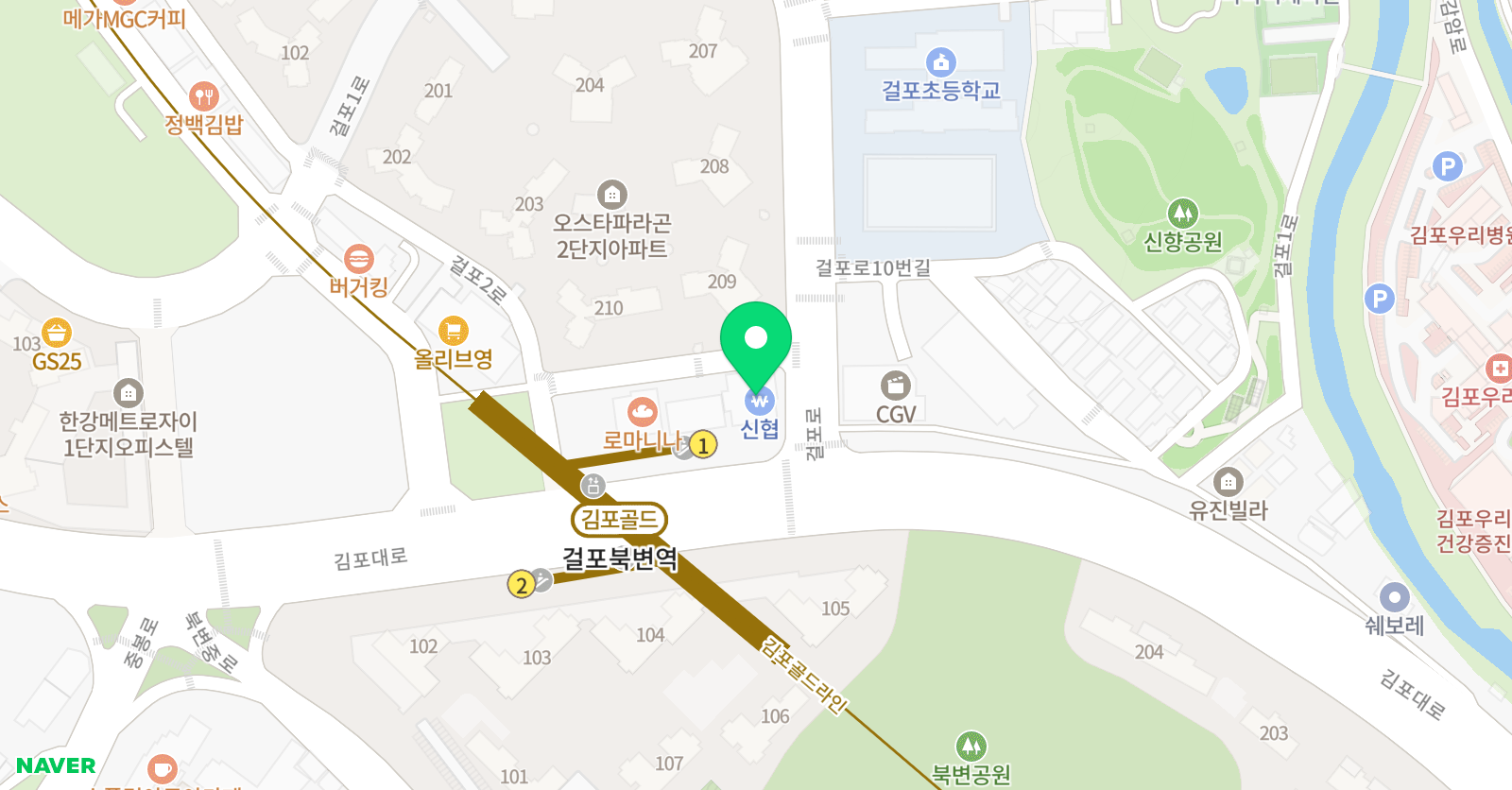걸포현 스즈키바이올린 위치