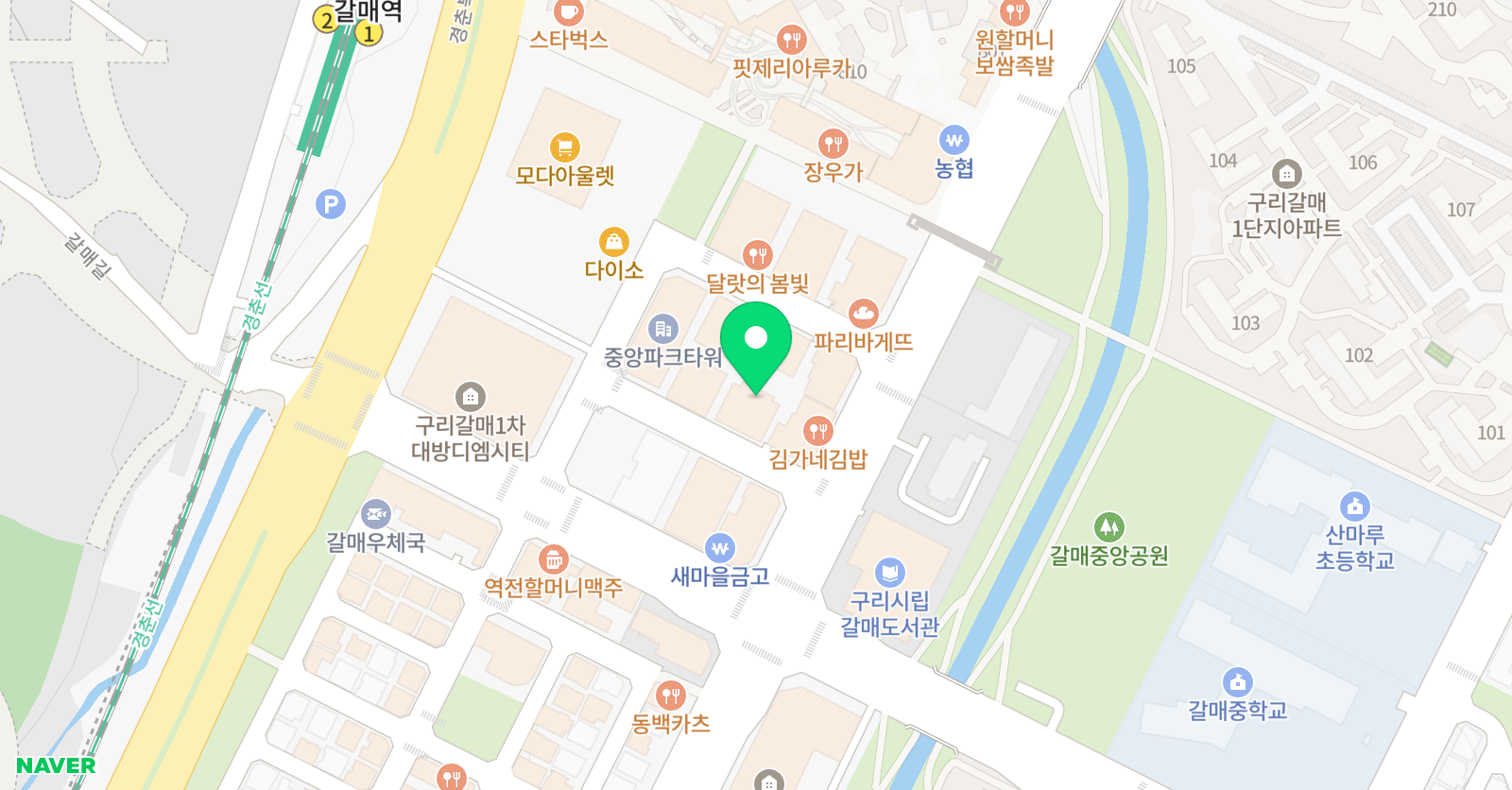 드럼앤벨리댄스스튜디오 위치