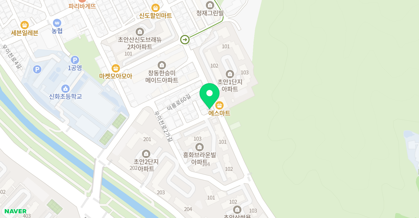 월계캠브리지 영어학원 위치