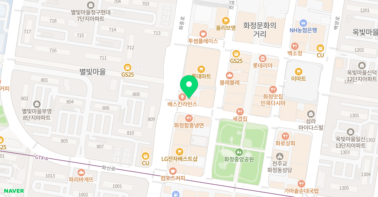 OMA 실용음악학원 위치