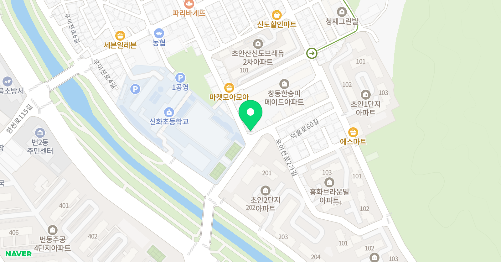 포레스트 피아노 위치