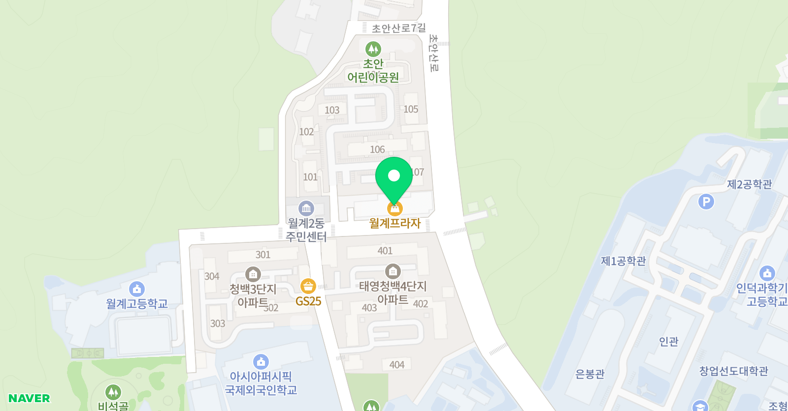 플래뮤 월계교육원 위치