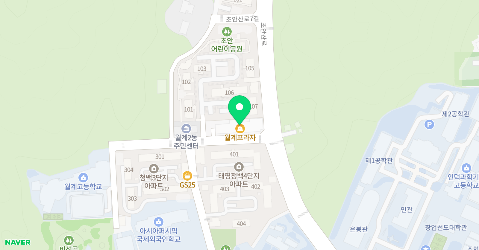 스티브 영어학원 위치