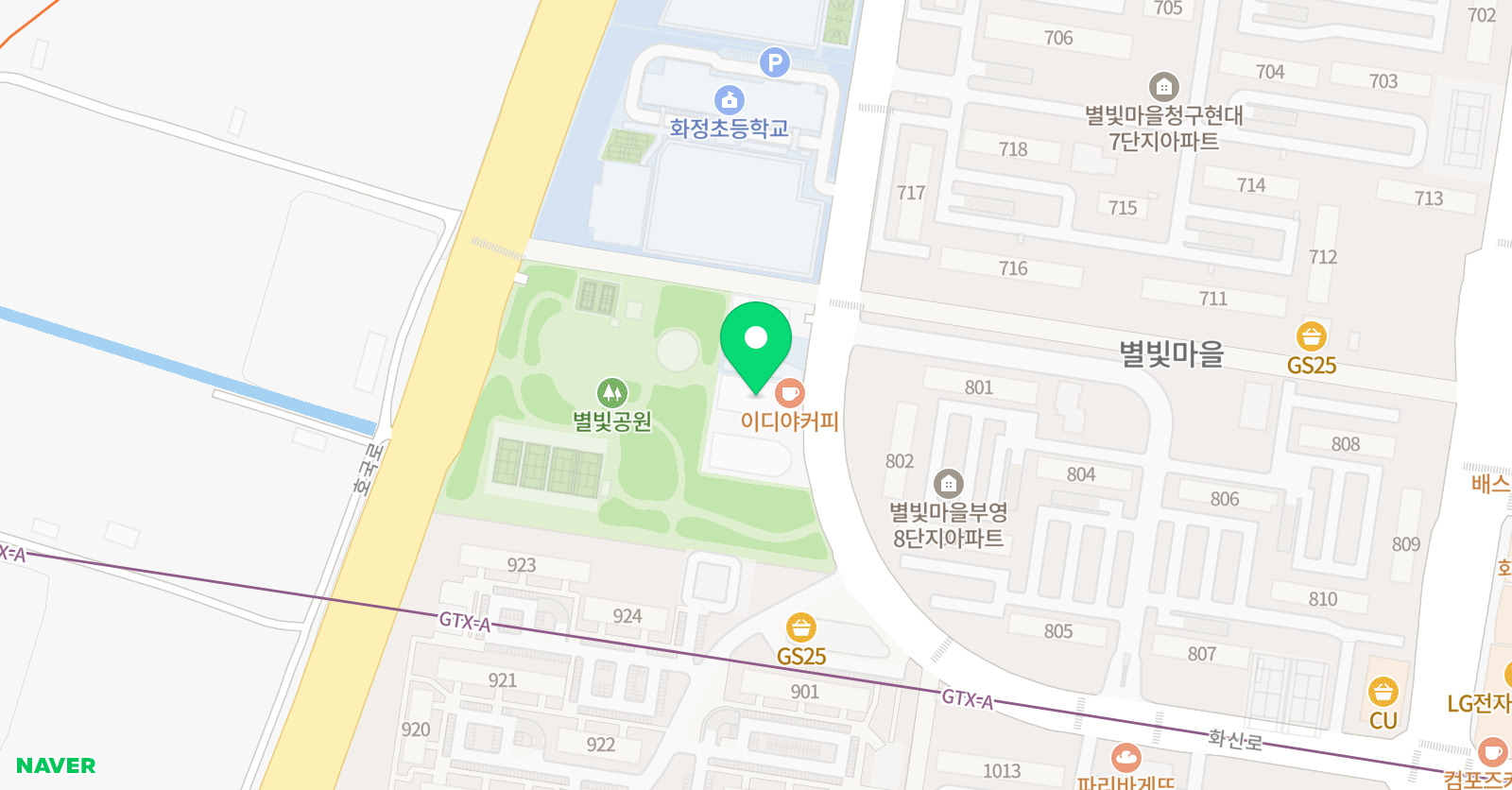 해피뮤직스토리 위치