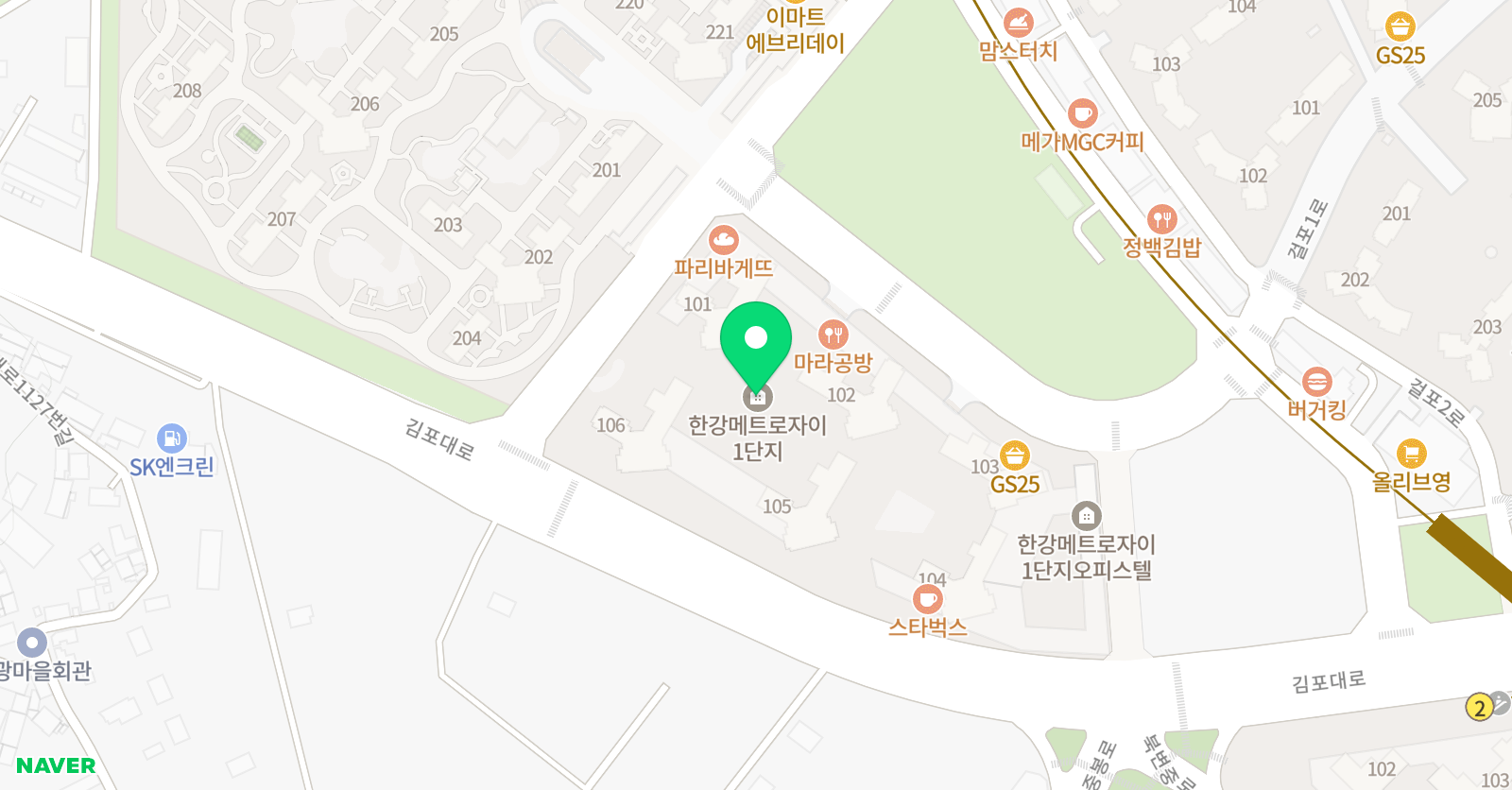 아발론교육 김포캠퍼스 위치