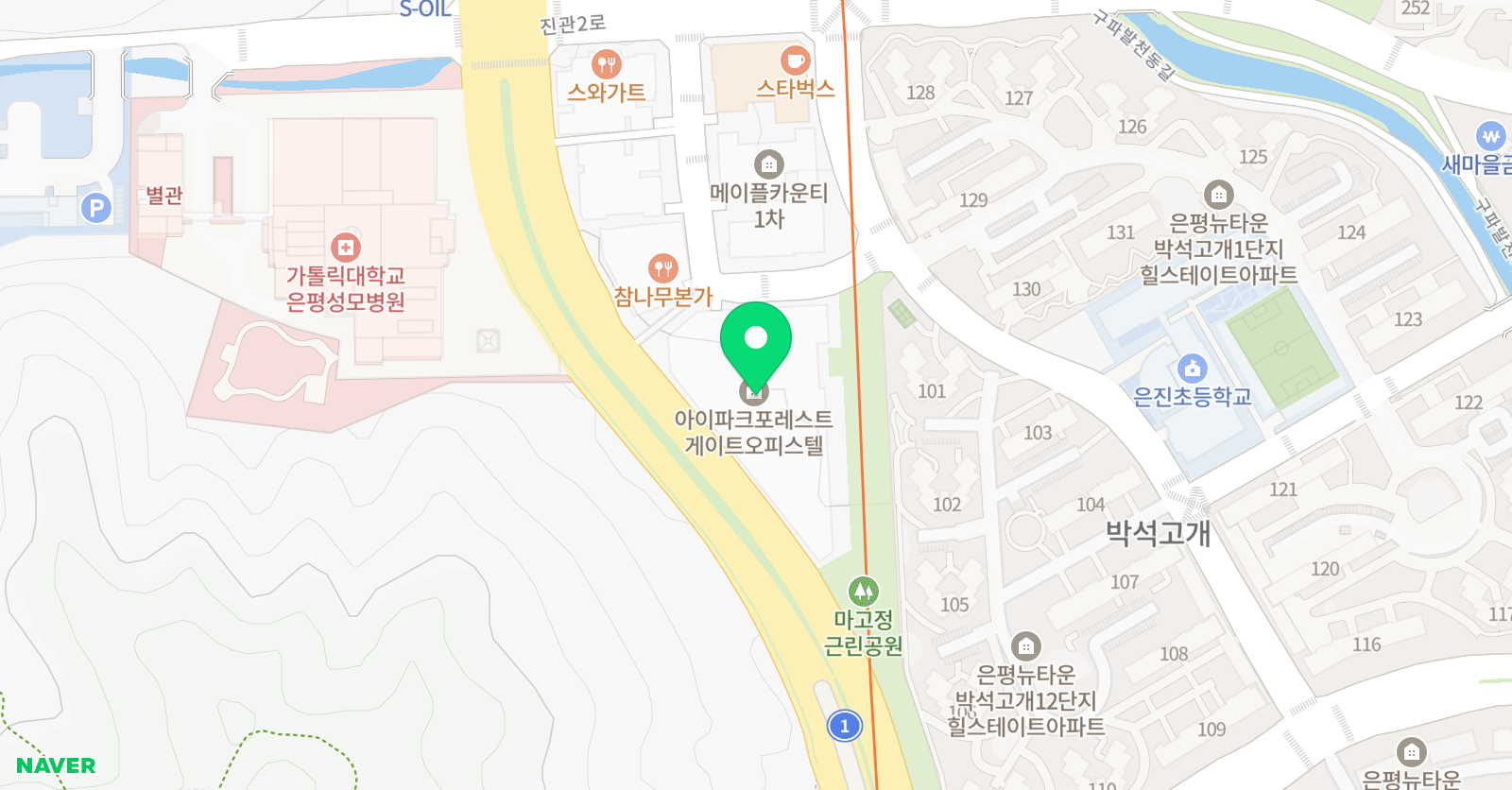로얄마린 은평점 위치