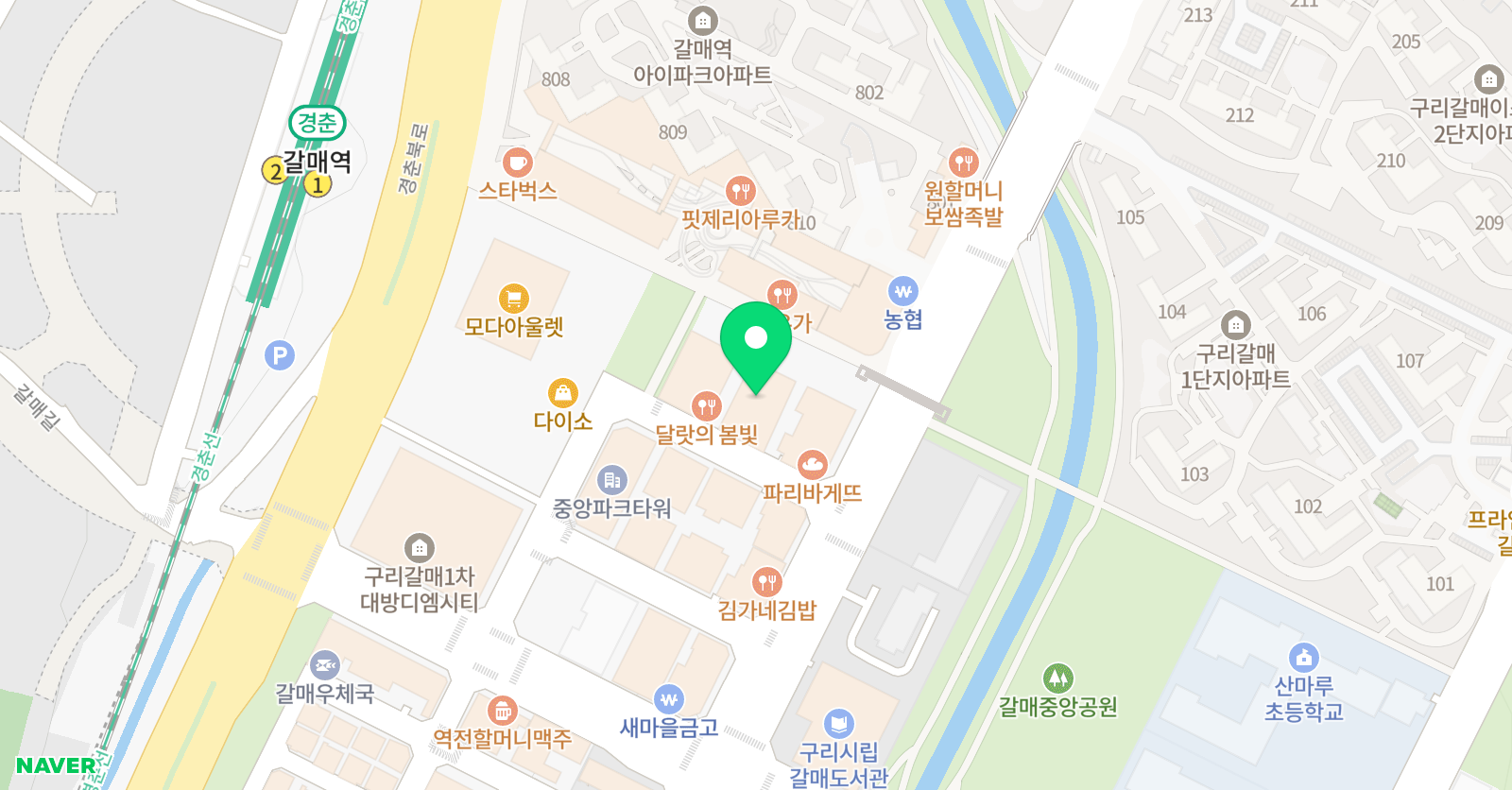 갈매스즈키 바이올린첼로학원 위치