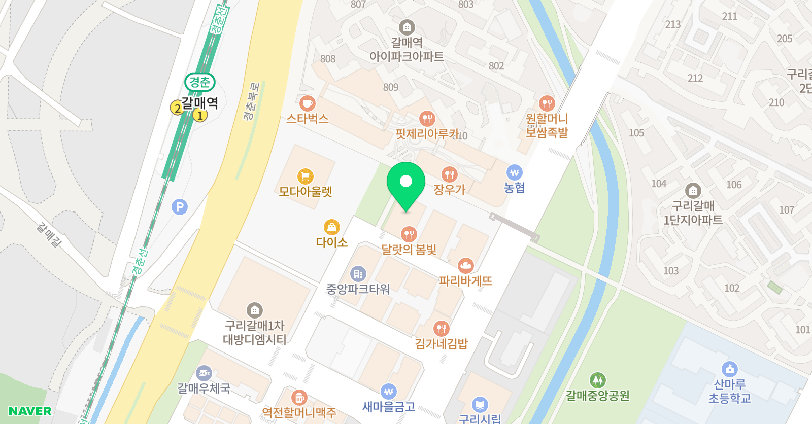 대치Y 수학학원 위치