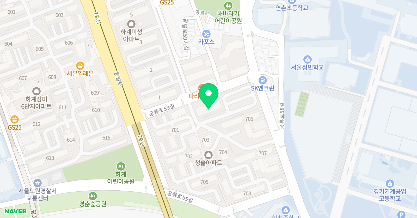 한우리 독서토론논술 노원남지부 위치