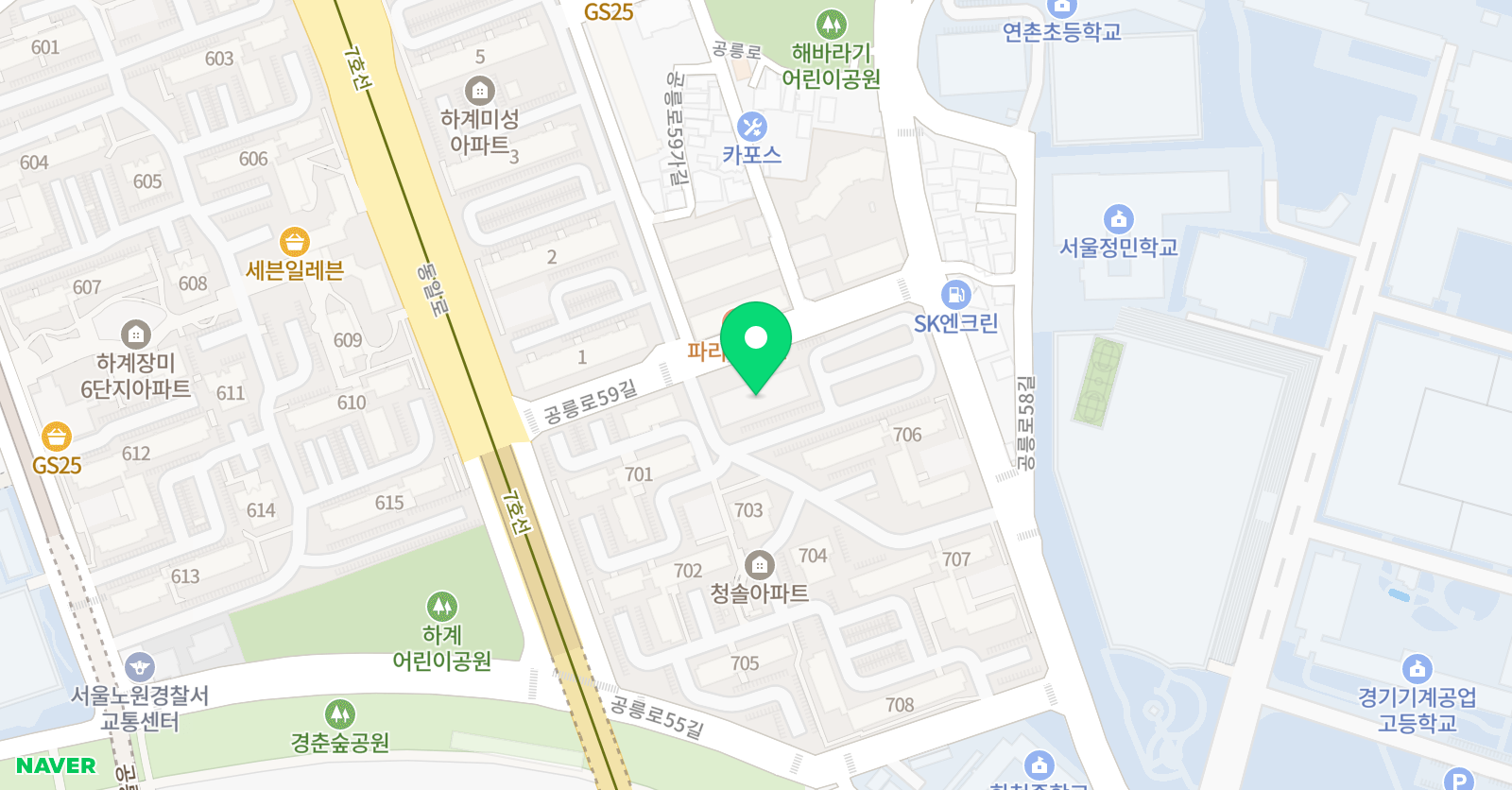 유클리드 수학영어학원 위치