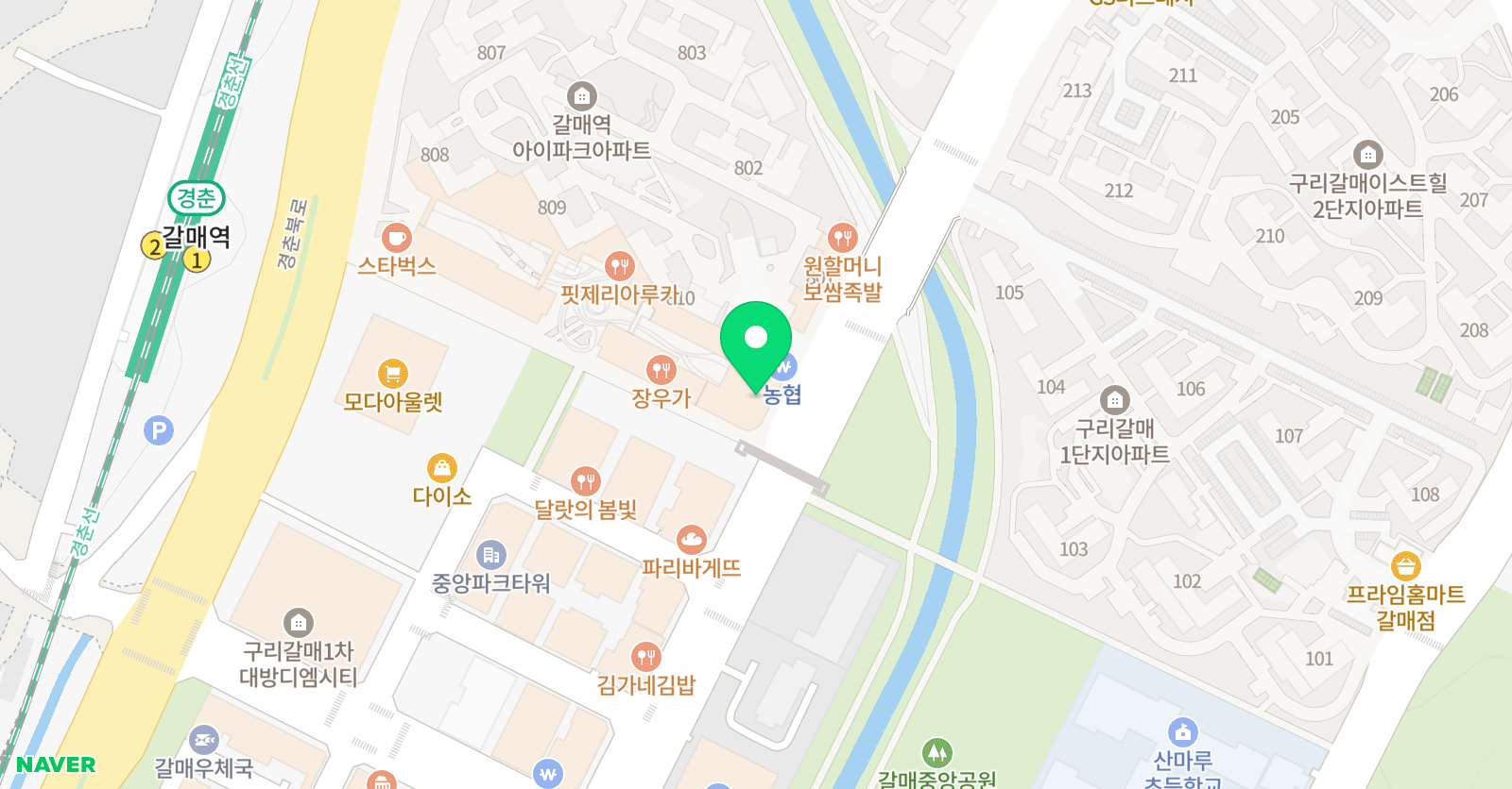 상상날개 과학실험학원 위치