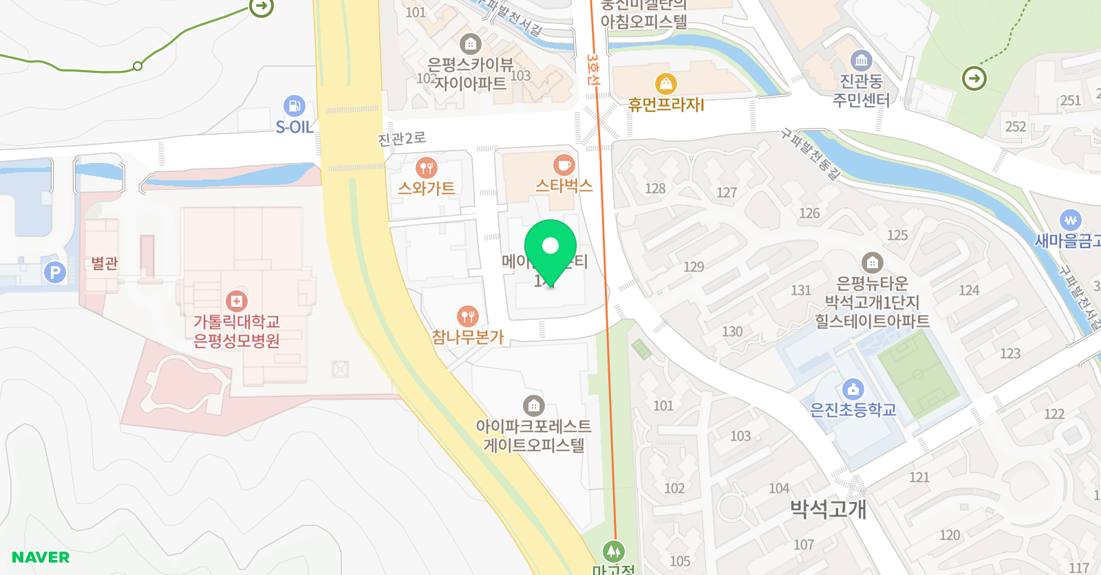 펜타곤 수학교습소 위치