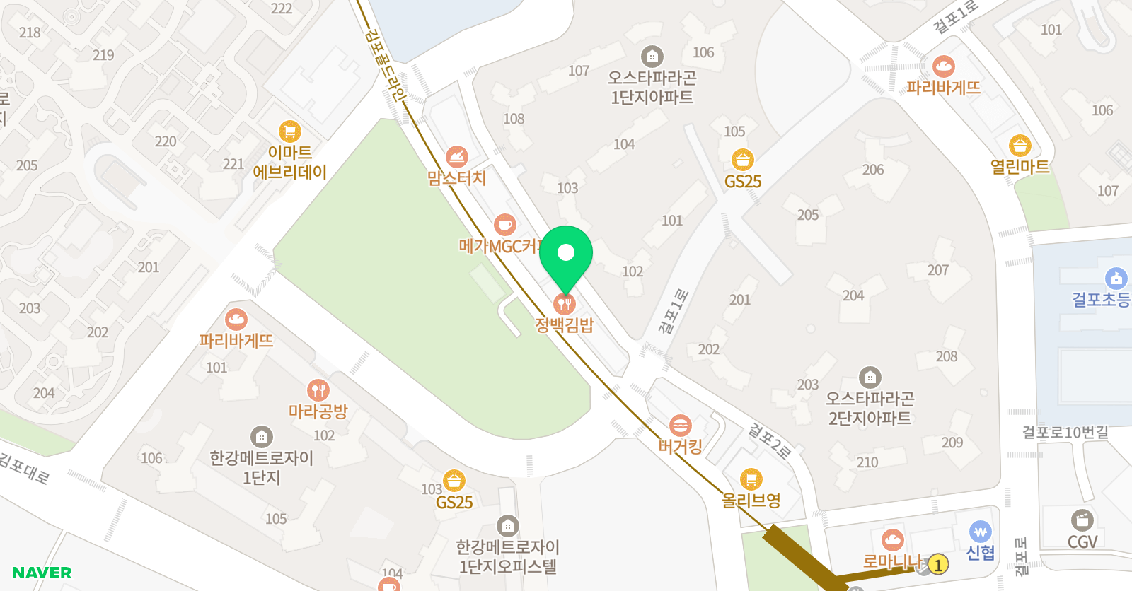 목동본수학학원 위치