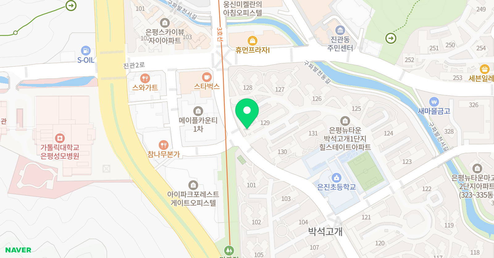 스마트해법 수학 은진초교점 위치