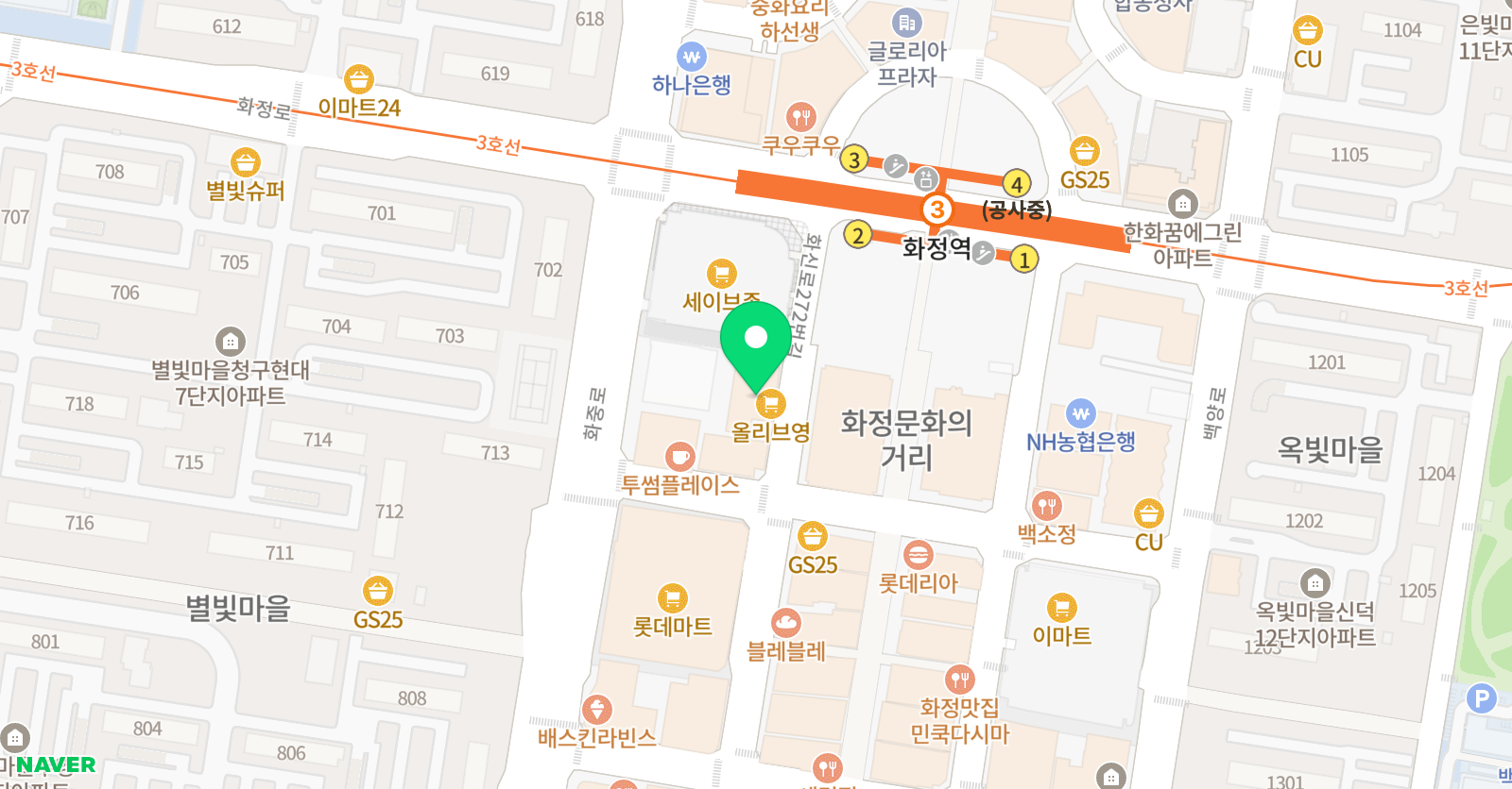 이화엠와이 발레학원 위치