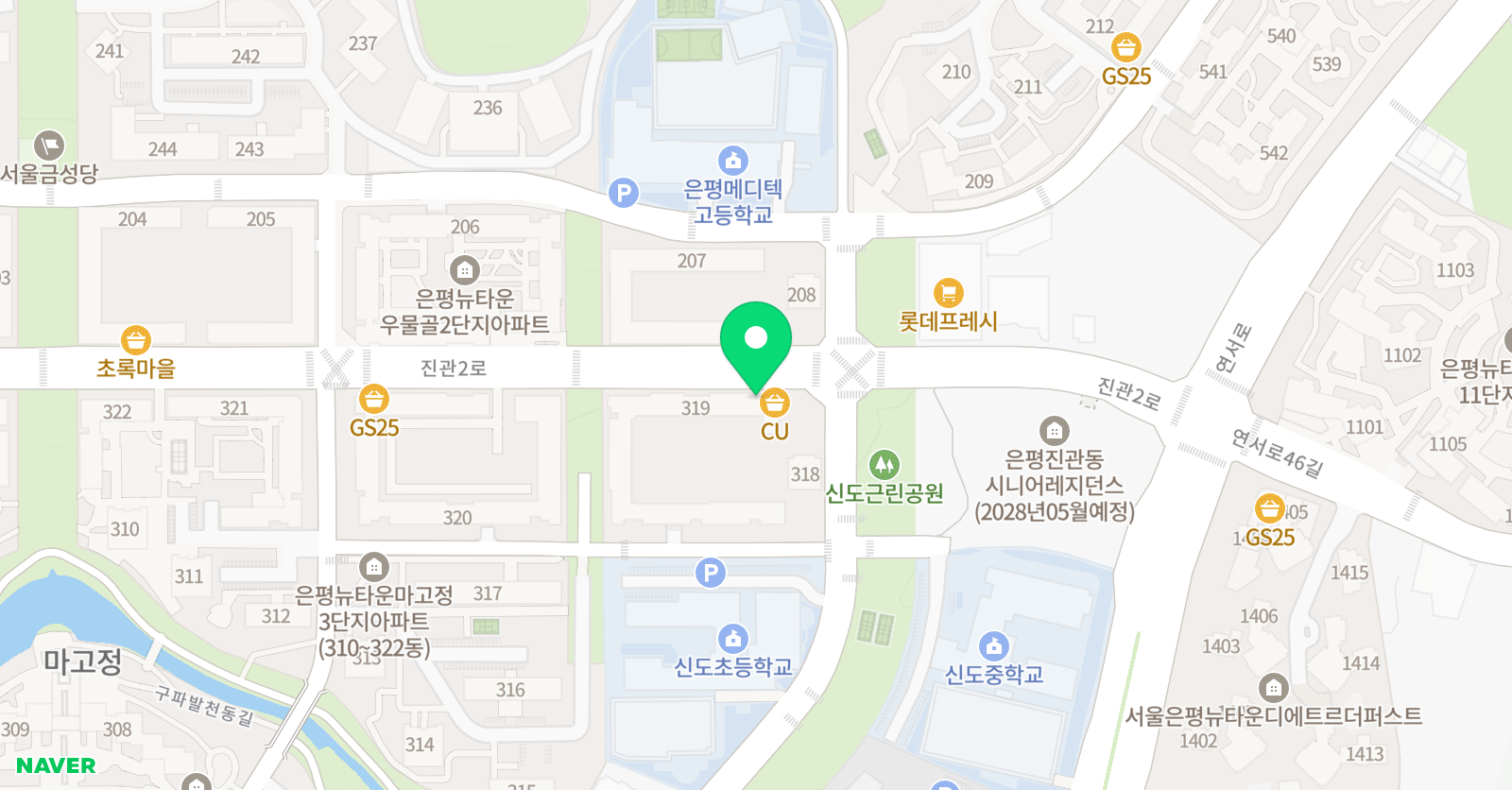 비끄아트 은평뉴타운점 위치