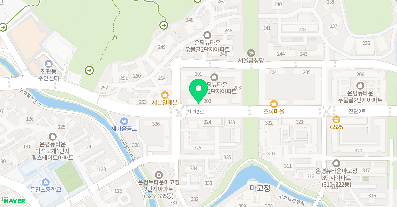 키즈엔리딩 은평뉴타운 위치
