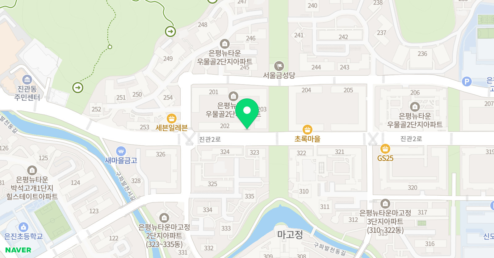 수미상관한 국어교습소 위치
