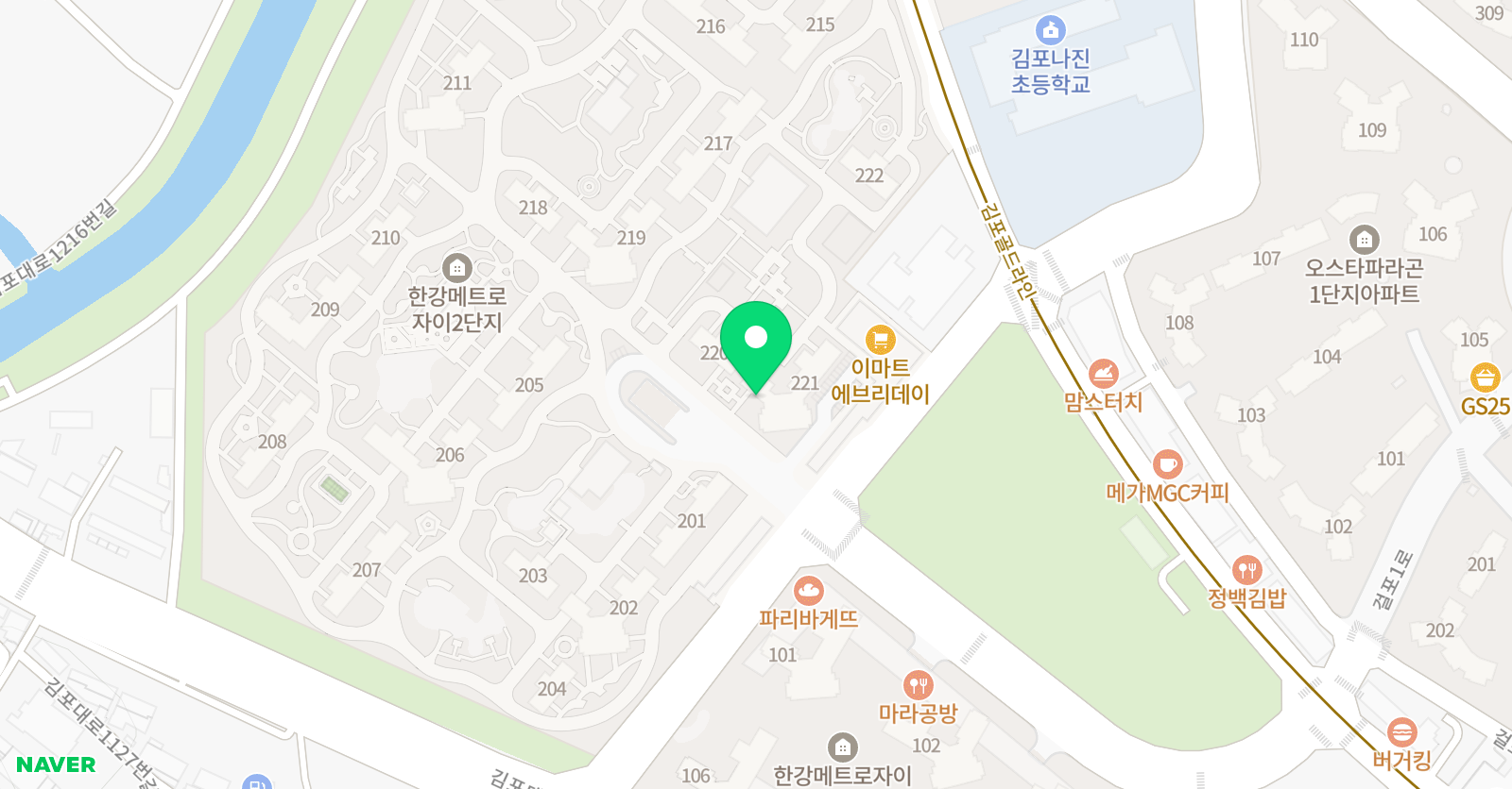 팝콘 미술 위치