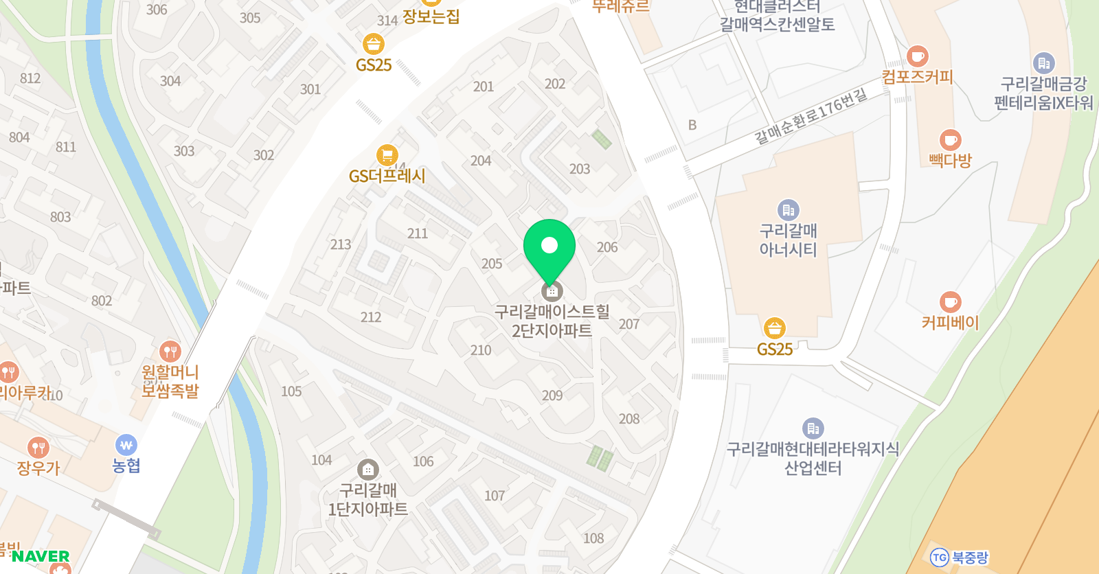 가루비 독서논술 위치